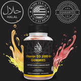 Iman Vitamins Vitamin D3 Gummies side view of packaging