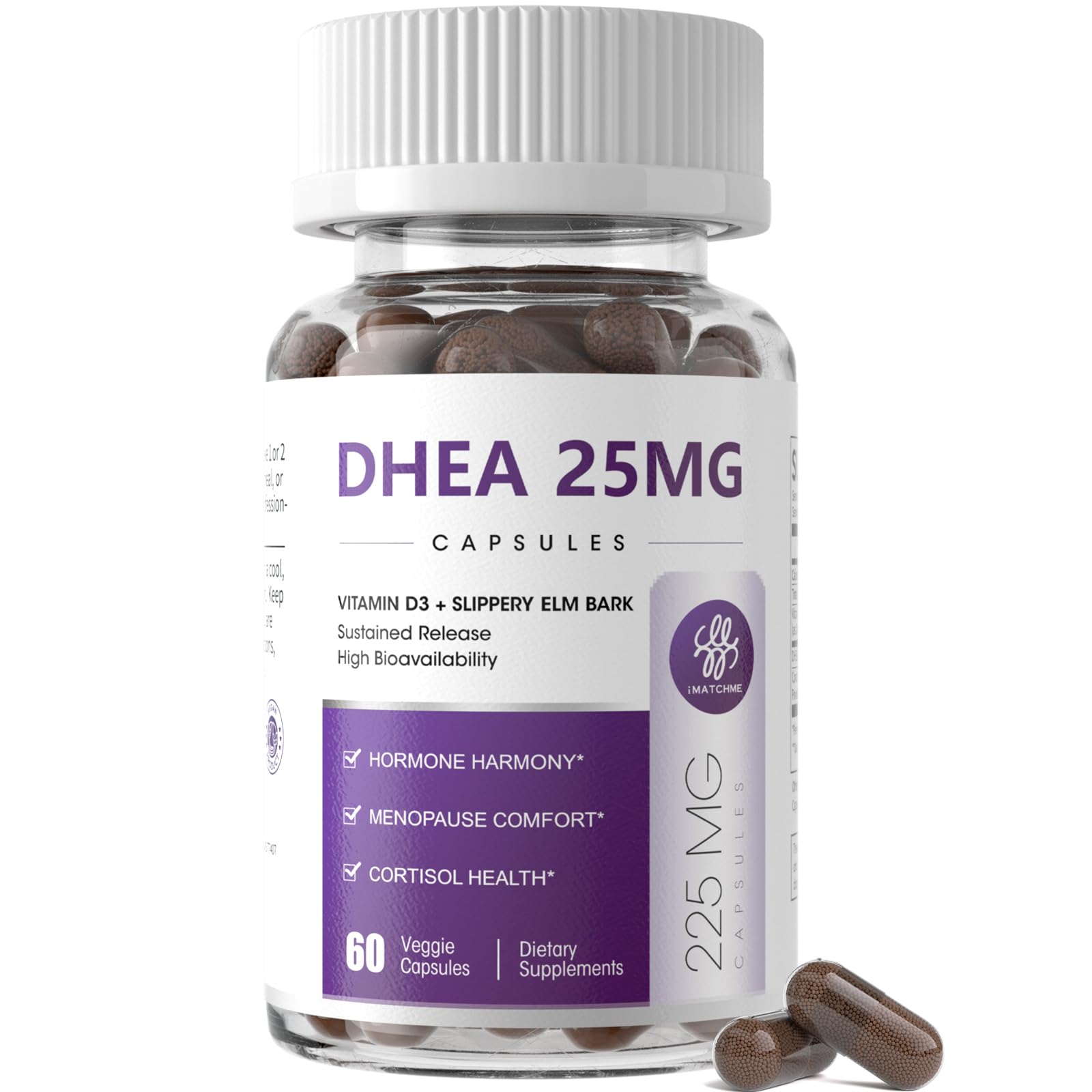 iMATCHME DHEA Supplement bottle front view