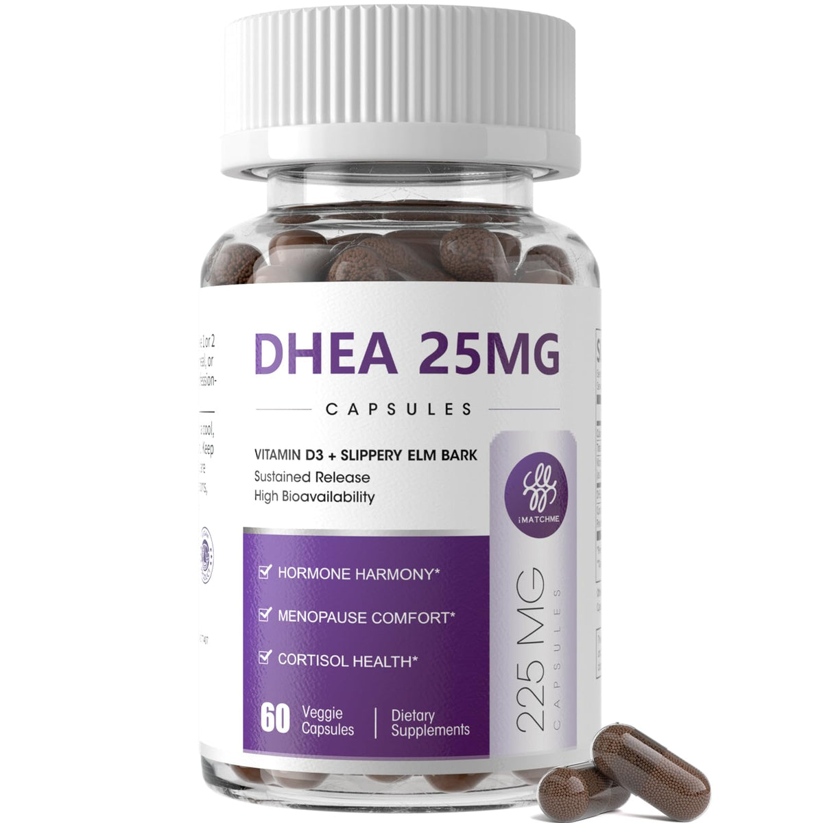 iMATCHME DHEA Supplement bottle front view