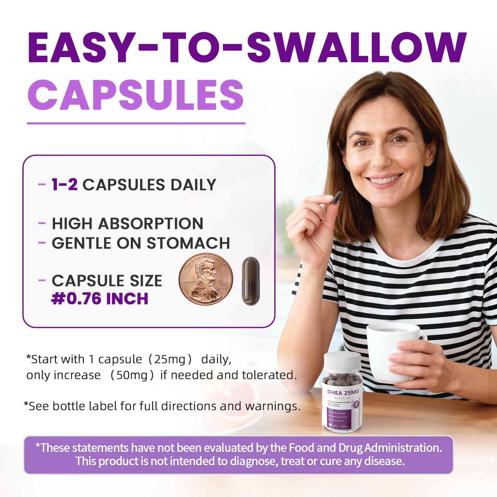 iMATCHME DHEA Supplement bottle with a measuring spoon