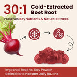 iMATCHME Grape Seed Extract Gummies displayed with fresh beetroot