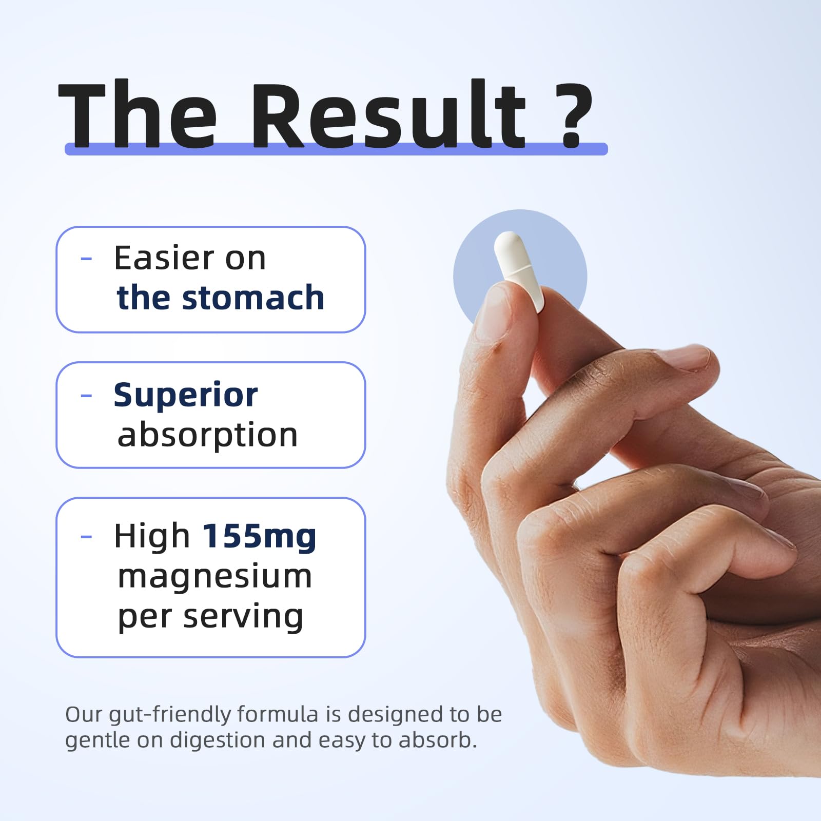 iMATCHME Magnesium Glycinate Complex Capsules 850mg capsules close-up