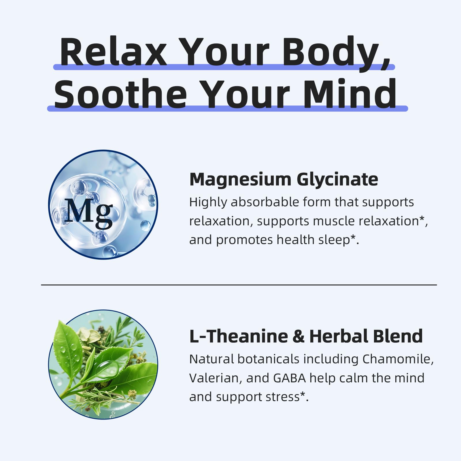 iMATCHME Magnesium Glycinate Complex Capsules 850mg on a wooden table