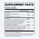 iMATCHME Magnesium Glycinate Complex Capsules 850mg with a glass of water