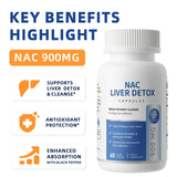 iMATCHME NAC 900mg capsules bottle side view