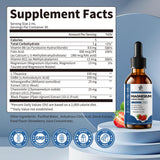iMATCHME Sleep Supplement with a fresh strawberry
