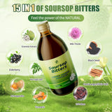 iMATCHME Soursop Bitter Liquid packaging with ingredients listed