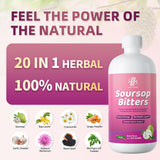 iMATCHME Soursop Bitters Liquid 500g bottle with herbs