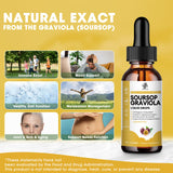 iMATCHME Soursop Graviola Liquid Drops in a glass of water