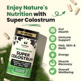 ImmergeHealth Bovine Colostrum Capsules back view