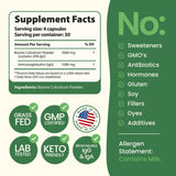 ImmergeHealth Bovine Colostrum Capsules side view