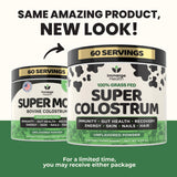 ImmergeHealth.com Colostrum Powder on a kitchen counter