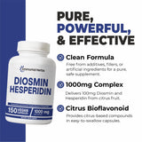 Immortal Herbs Diosmin Hesperidin Complex 1000mg Capsules bottle with label