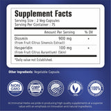 Immortal Herbs Diosmin Hesperidin Complex 1000mg Capsules side view