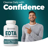Immortal Herbs EDTA Capsules 1500mg back view of packaging