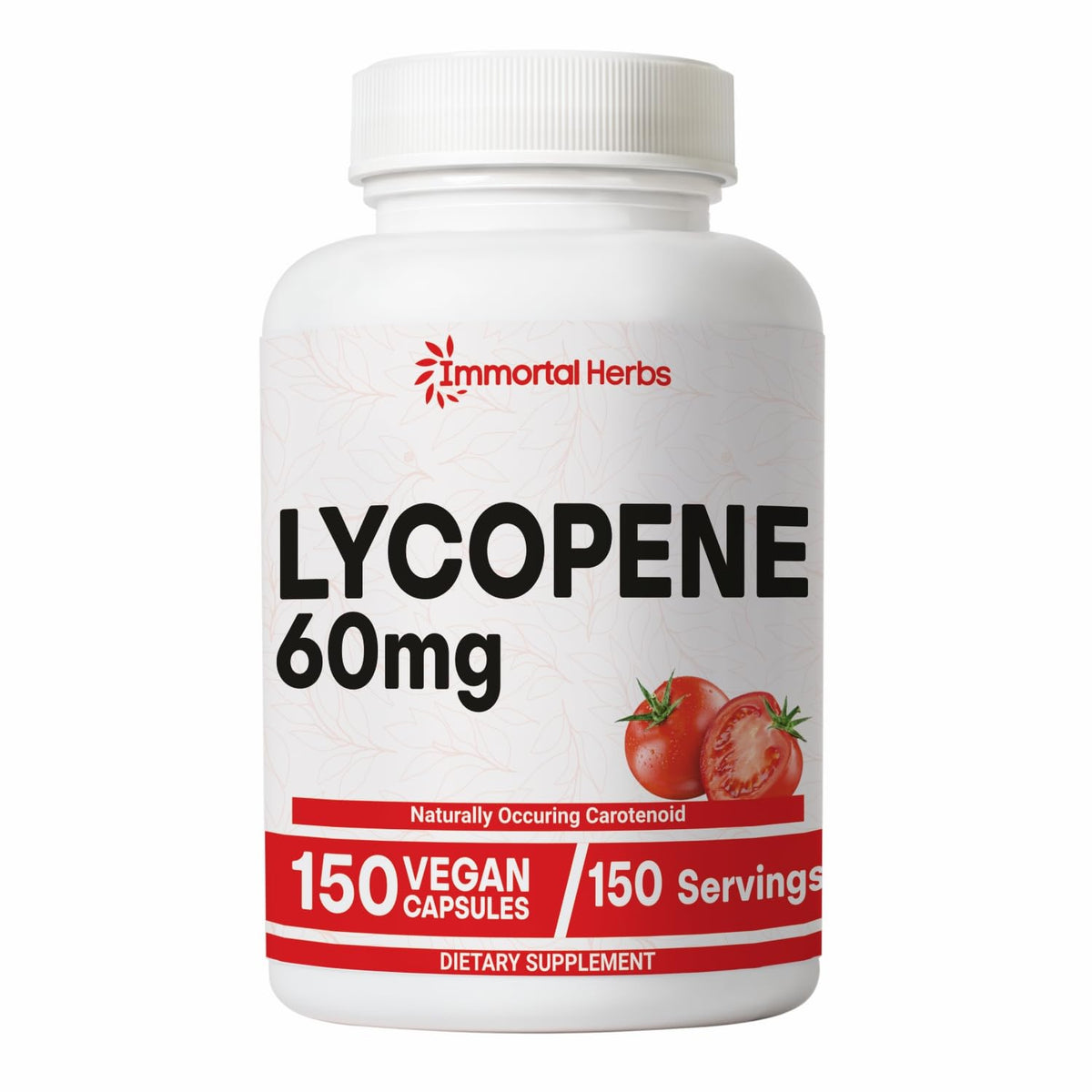 Immortal Herbs Lycopene Supplement bottle front view