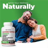 Immortal Herbs Moringa Cayenne Pepper Capsules packaging details