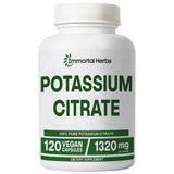 Immortal Herbs Potassium Citrate Capsules 1320mg front view