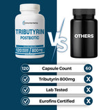 Immortal Herbs Tributyrin Supplement 800mg bottle with capsules