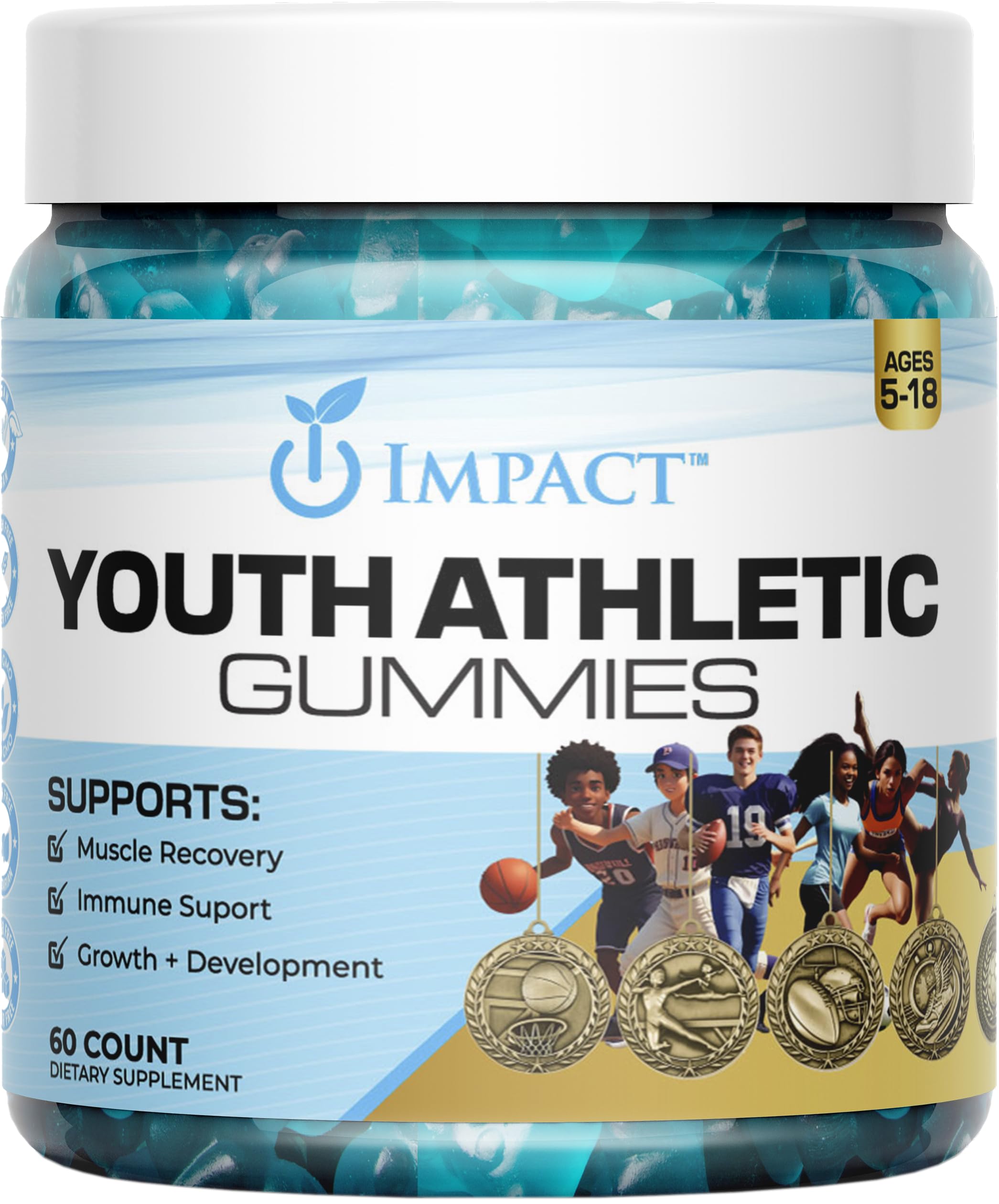 IMPACT Kids & Teens Multivitamin Gummies 230g front view