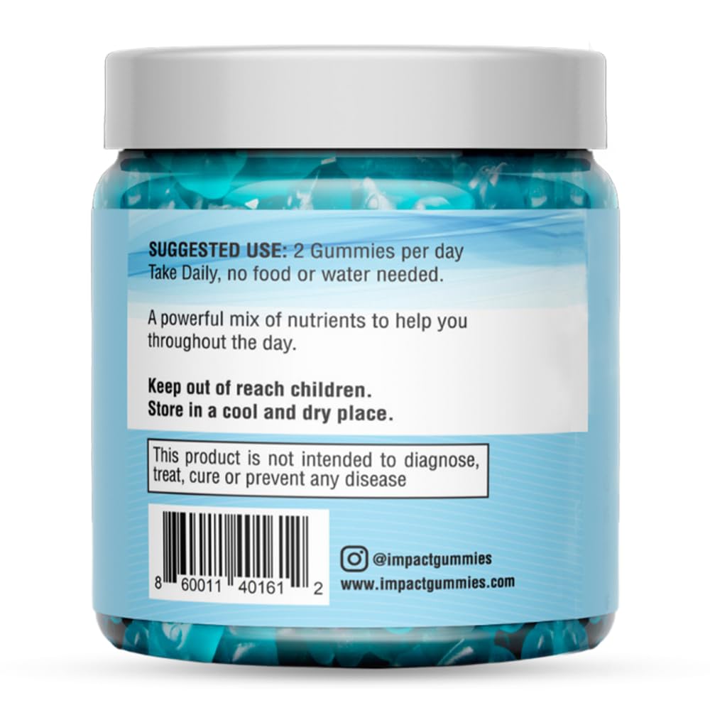 IMPACT Kids & Teens Multivitamin Gummies on a table