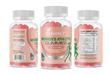 IMPACT Multivitamin Gummies for Women on a wooden table