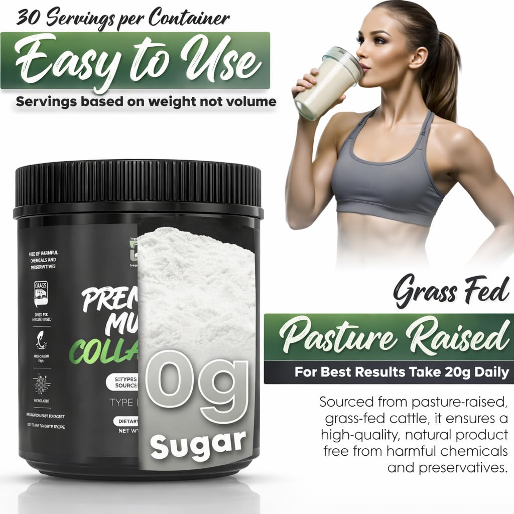 Impact Total Fitness Multi Collagen Protein Powder in a bowl
