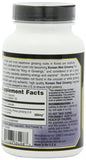 Imperial Elixir Korean Red Ginseng supplement back view with nutritional information