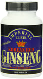 Imperial Elixir Korean Red Ginseng supplement front view packaging