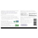Incas by Asiya Life Black Ginger Capsules 500mg side view