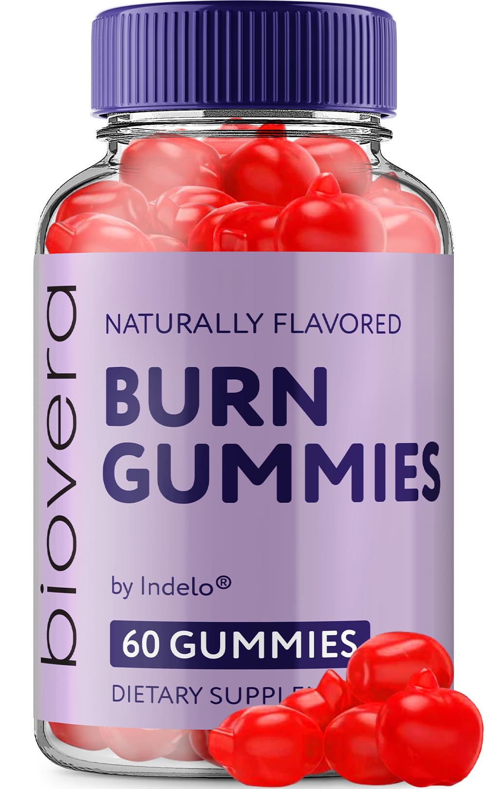Indelo BioVeraBurn ACV Gummies bottle front view