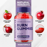 Indelo BioVeraBurn ACV Gummies close-up of gummies