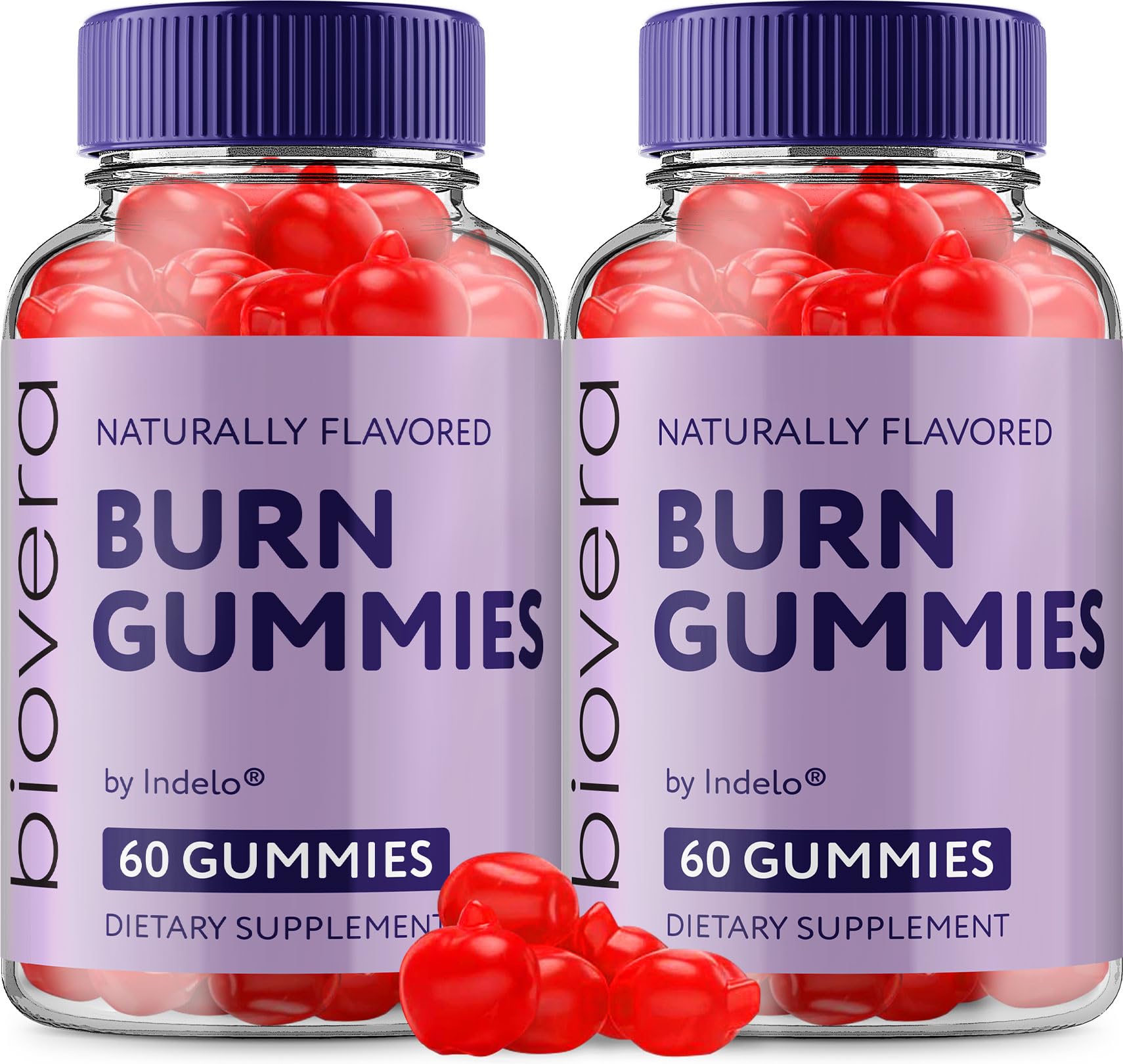 Indelo BioVeraBurn ACV Gummies front view with packaging