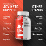 Indelo Jelly Lean ACV Gummies lifestyle scene with healthy snacks
