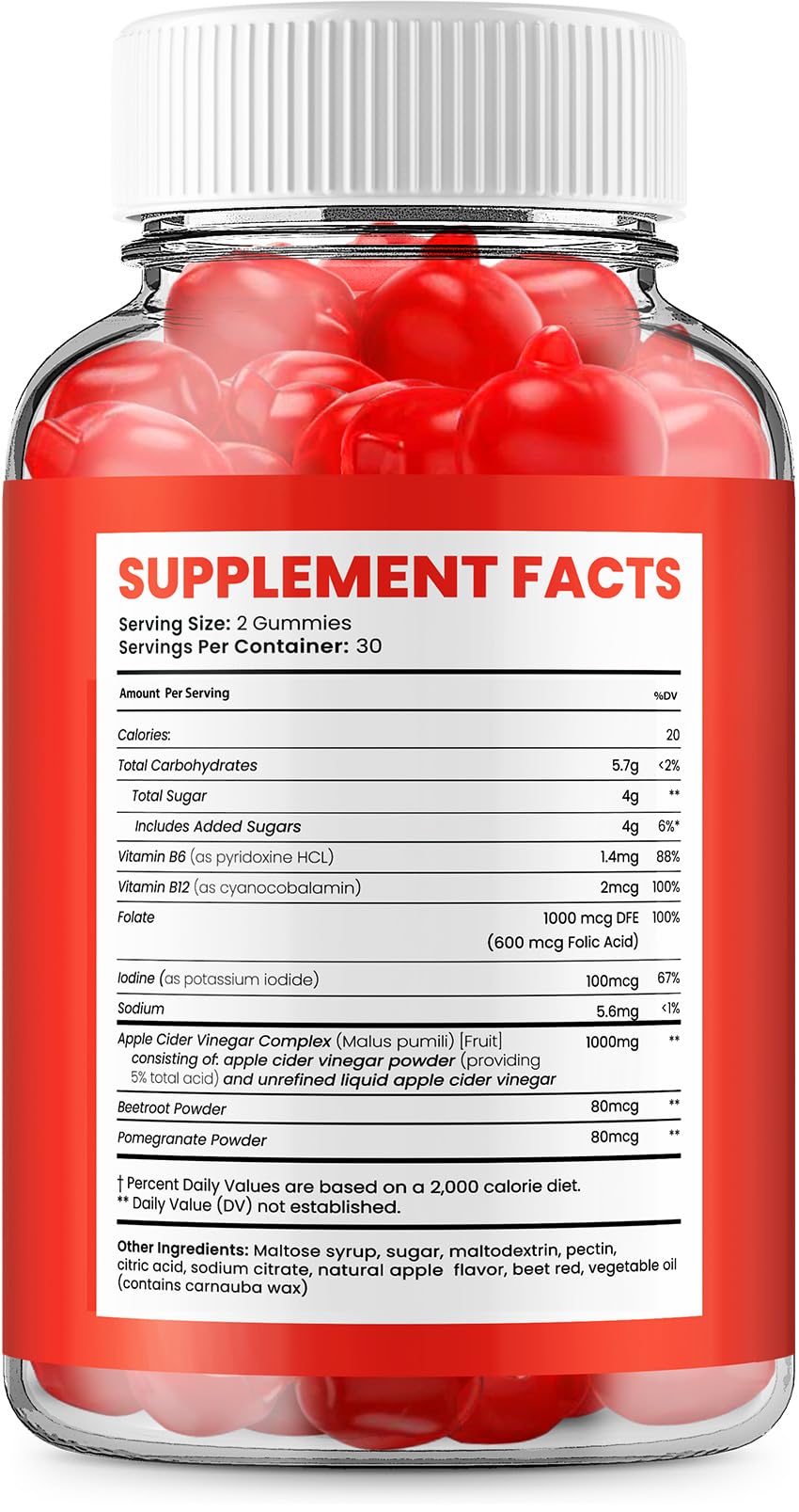 Indelo Jelly Lean ACV Gummies on a wooden table with fresh apples