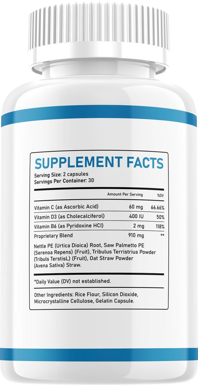 Indelo M.E.N Balance Pro Health Support bottle with measuring cup