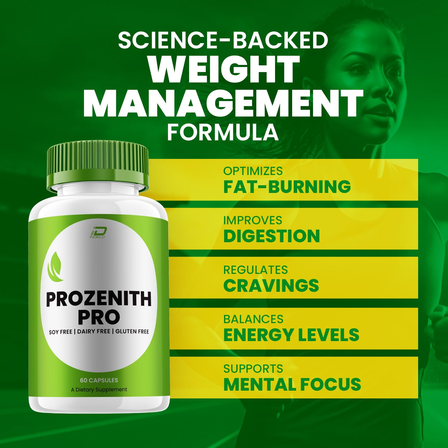 Indelo Prozenith Pro Capsules ingredients list
