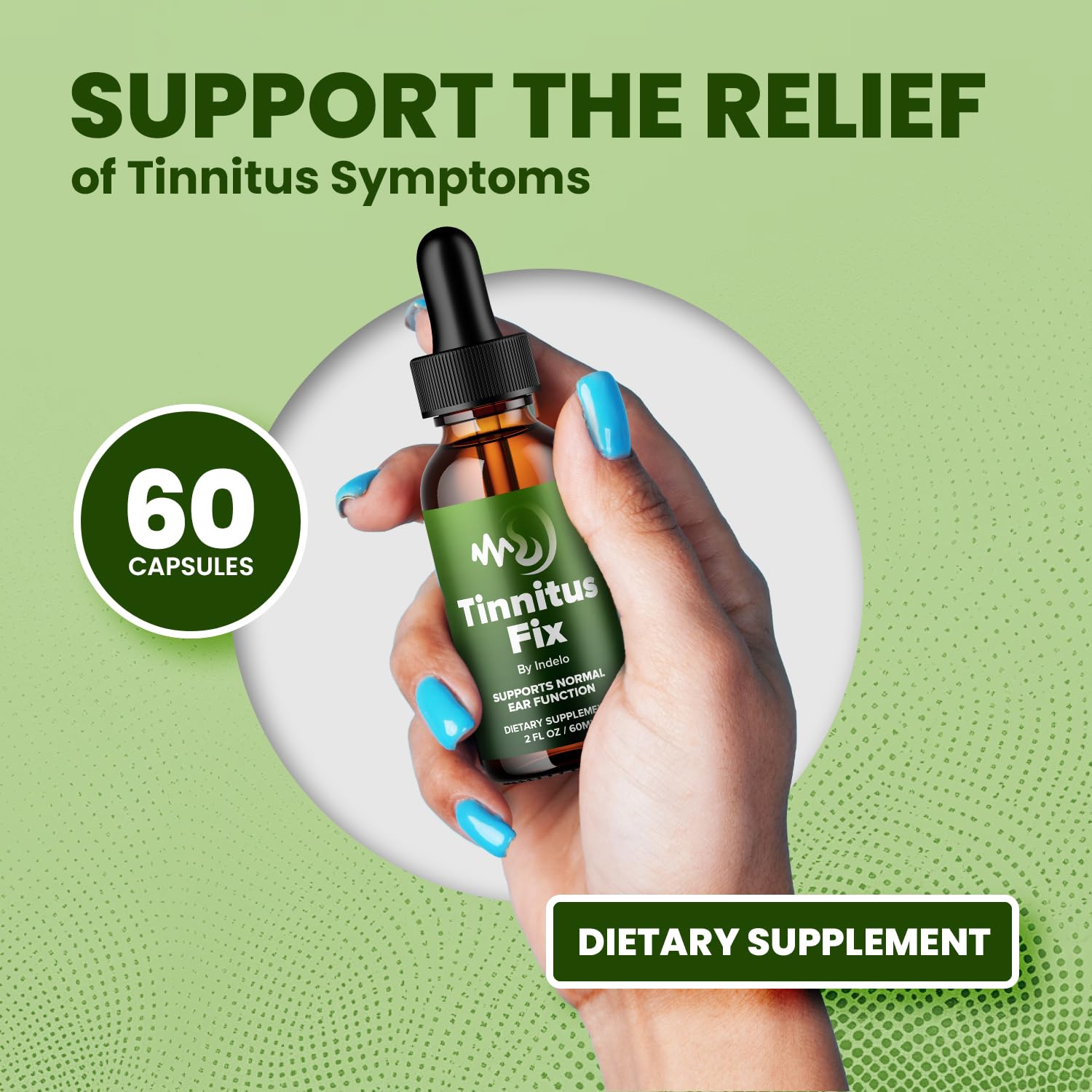 Indelo TinnitusFix Advanced Formula Drops side view