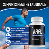 Indelo Vapofil bottle with natural ingredients label