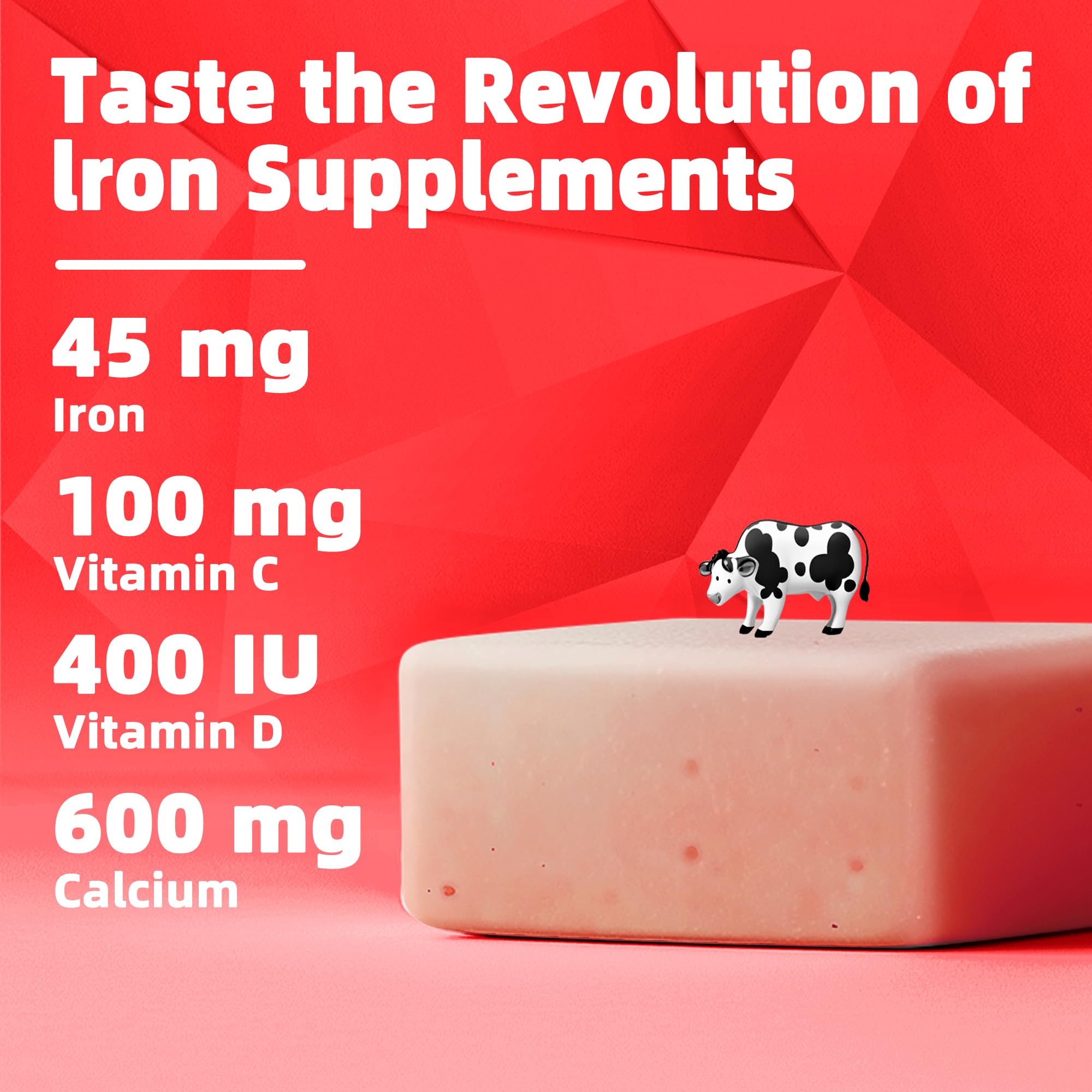 Individual Allcoovita Iron Soft Chew wrapped