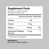 Individual AMANDEAN Collagen Hydrolysate Powder packet open