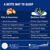 Individual Bkafrem Sleep Patch with protective sticker removed