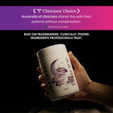 INFINIS Sleep Peptide ZZ capsules displayed with herbal elements