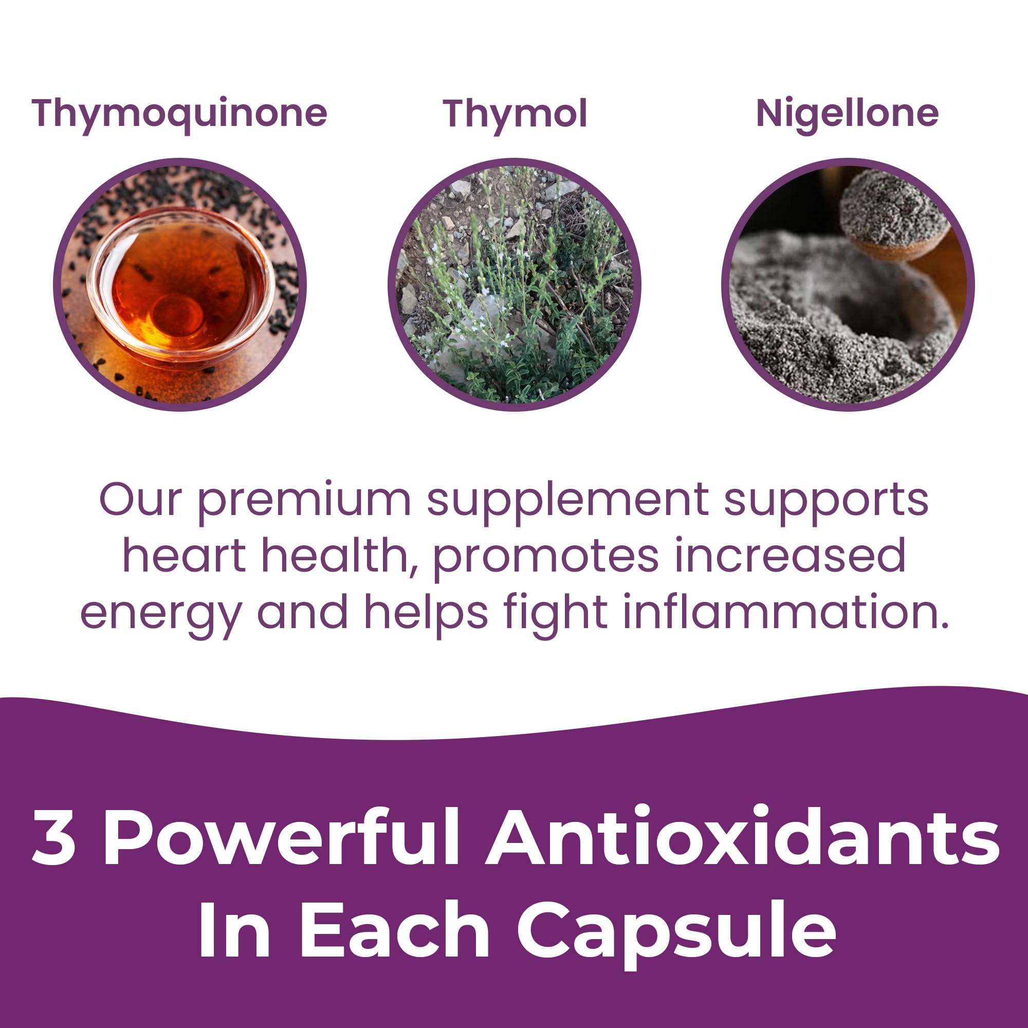 INFINITE AGE Black Seed Extract Capsules on a wooden table