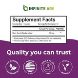 INFINITE AGE Black Seed Extract Capsules packaging details