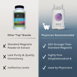 InfiniWell DHH-B Mood Support Supplement bottle with capsules spilled out