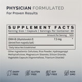 InfiniWell DHH-B Mood Support Supplement label close-up