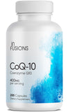 Infusions International CoQ10 400mg supplement front view