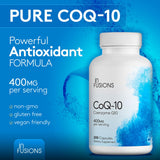 Infusions International CoQ10 supplement packaging