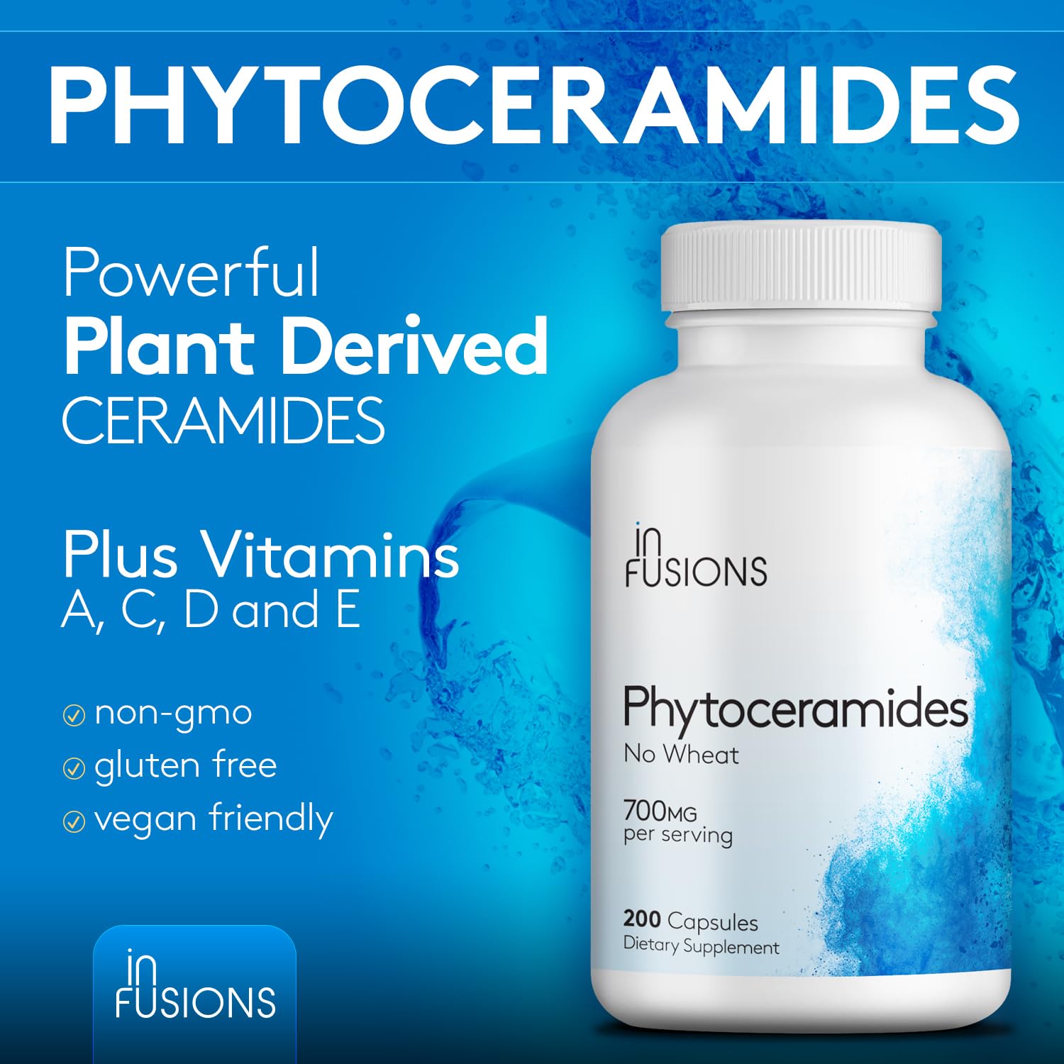 Infusions International Hyaluronic Acid Supplement capsule close-up